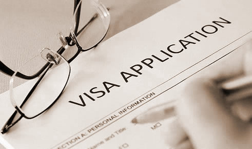 Visa application form for temporary or permanent residence visa