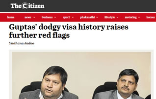 Guptas’ dodgy visa history raises further red flags